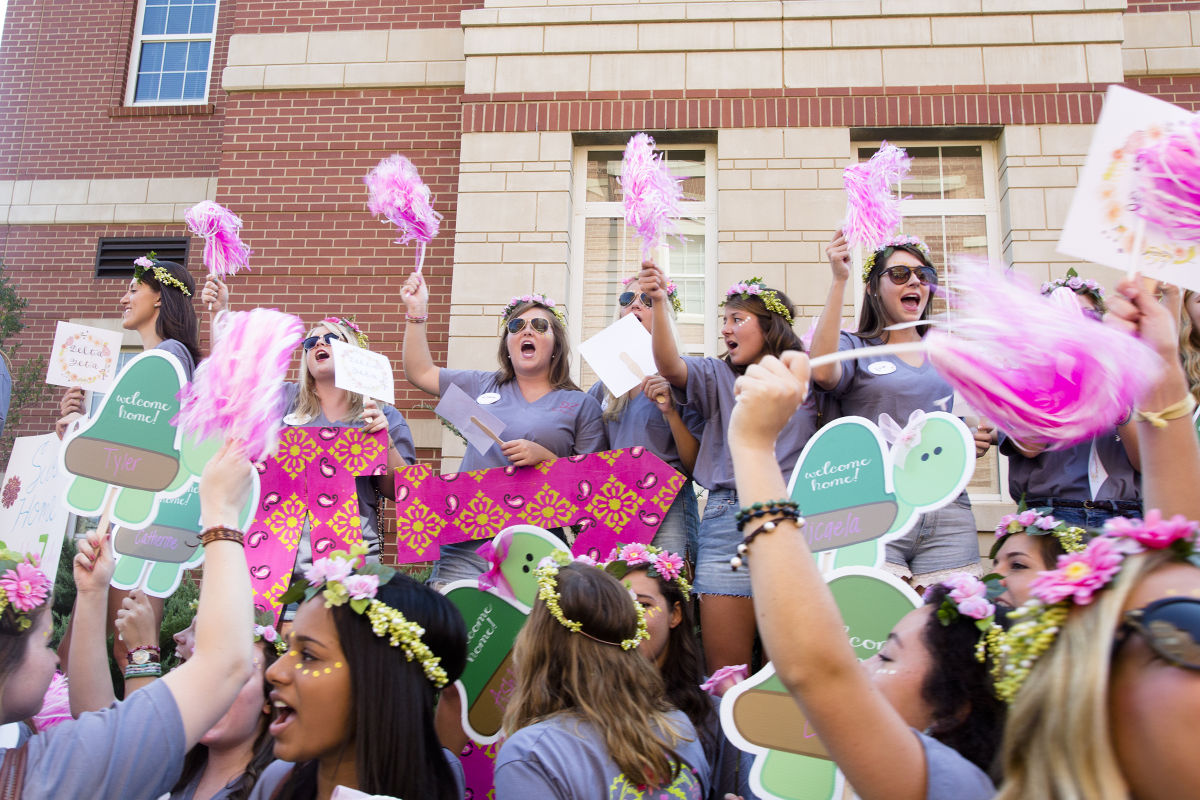 Auburn University bid day 2014